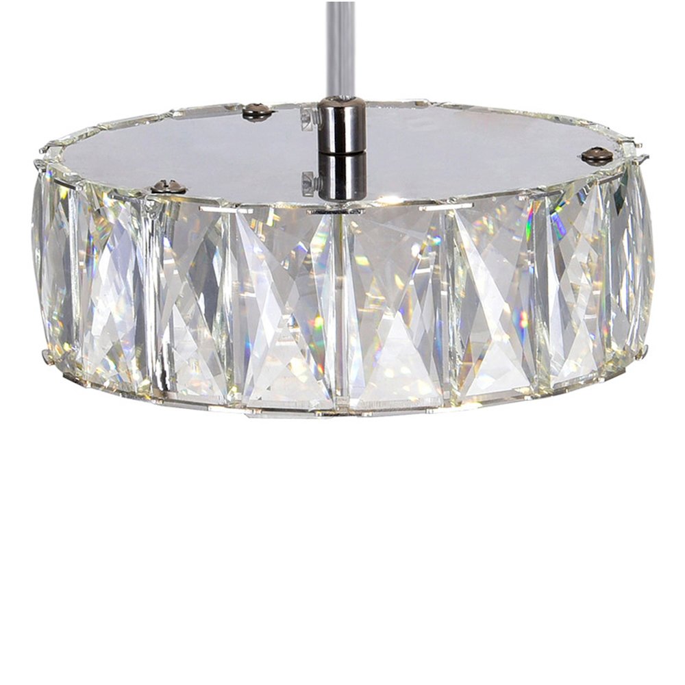 Milan LED Mini Pendant With Chrome Finish. Picture 6