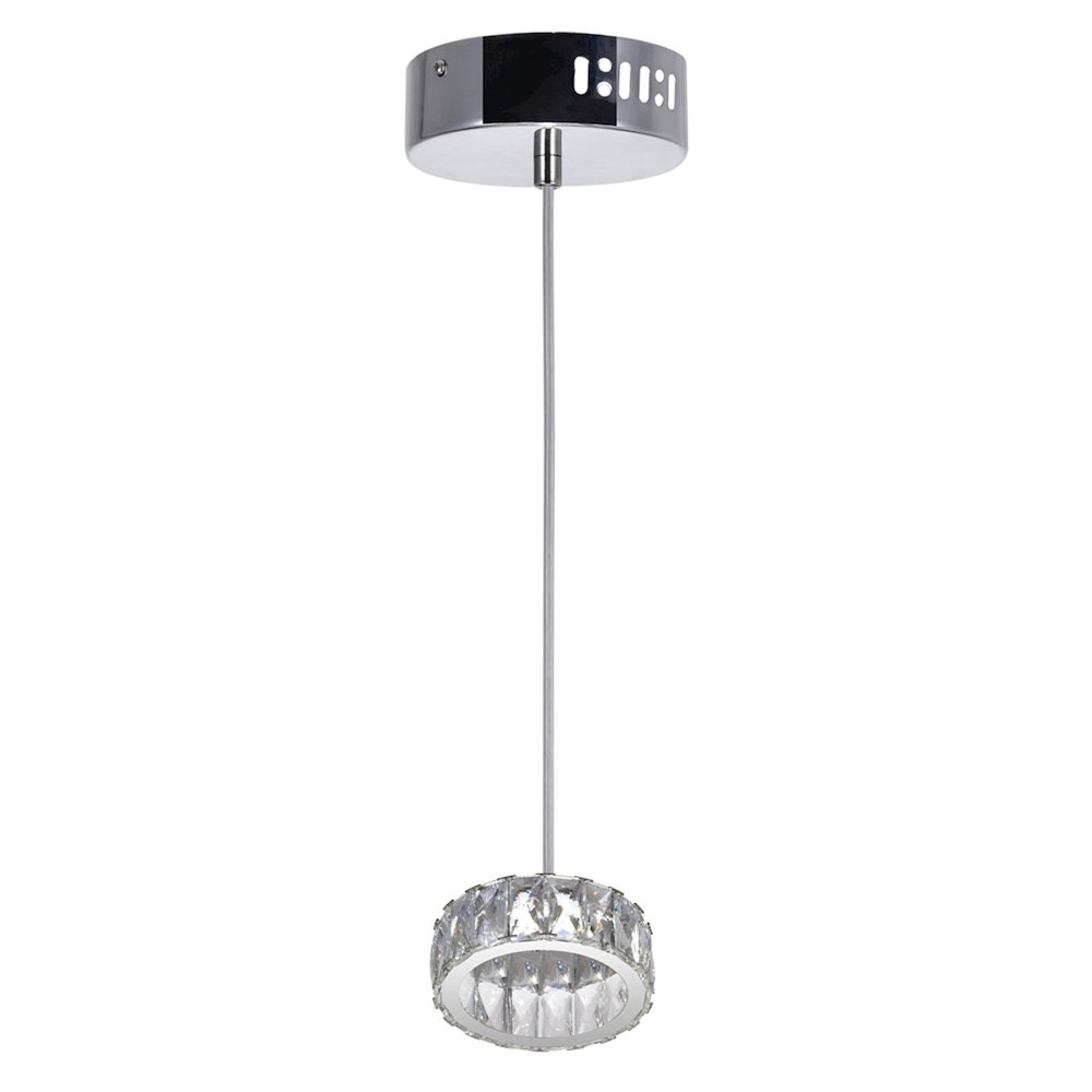 Milan LED Mini Pendant With Chrome Finish. Picture 7