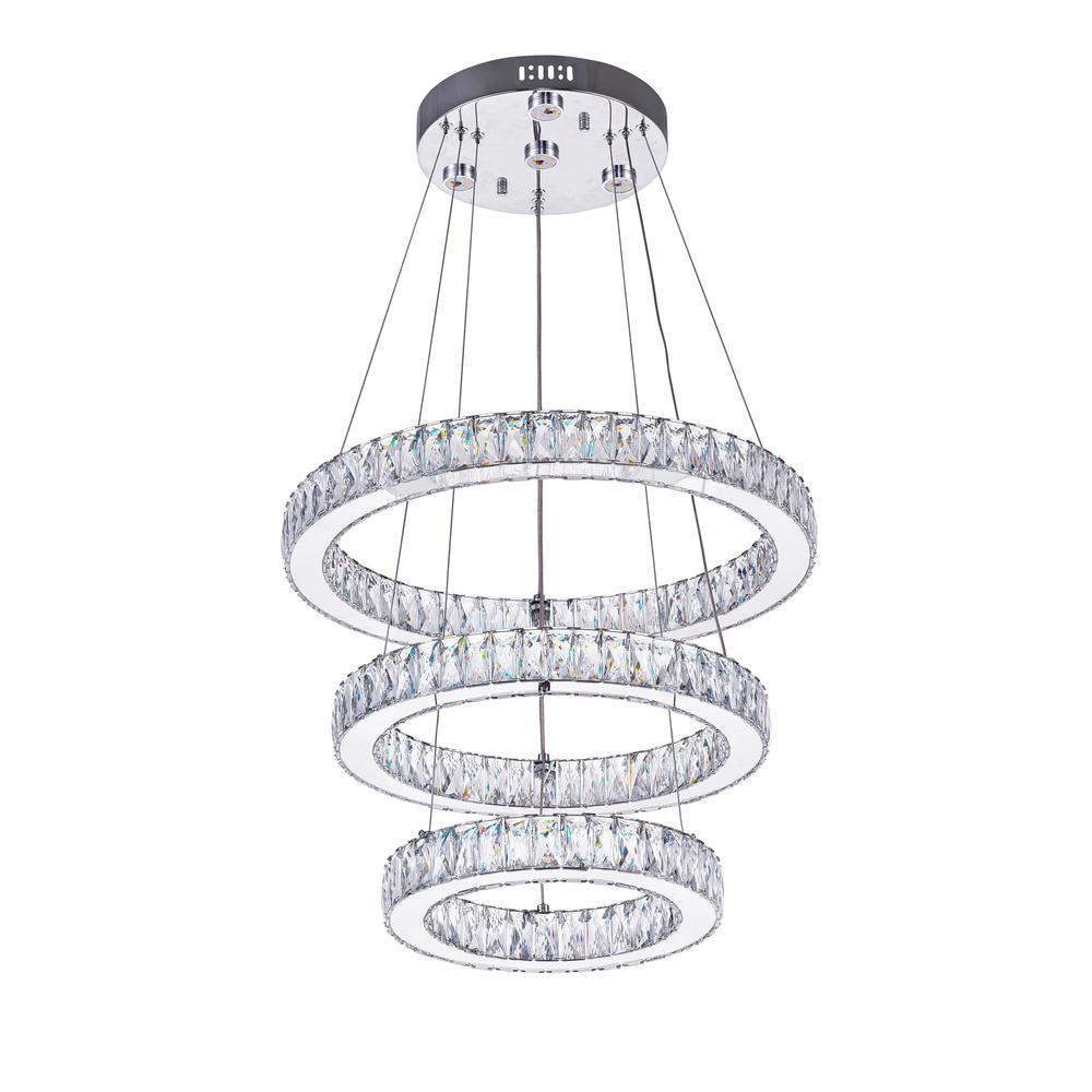 Florence LED Chandelier With Chrome Finish. Picture 1