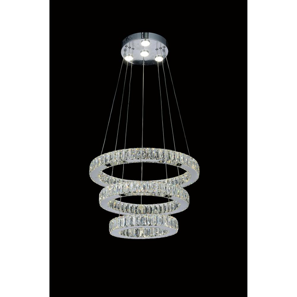 Florence LED Chandelier With Chrome Finish. Picture 2