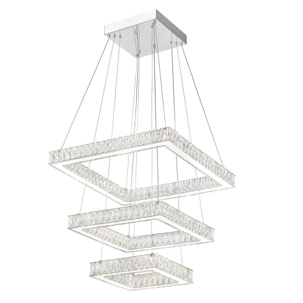 Florence LED Chandelier With Chrome Finish. Picture 1