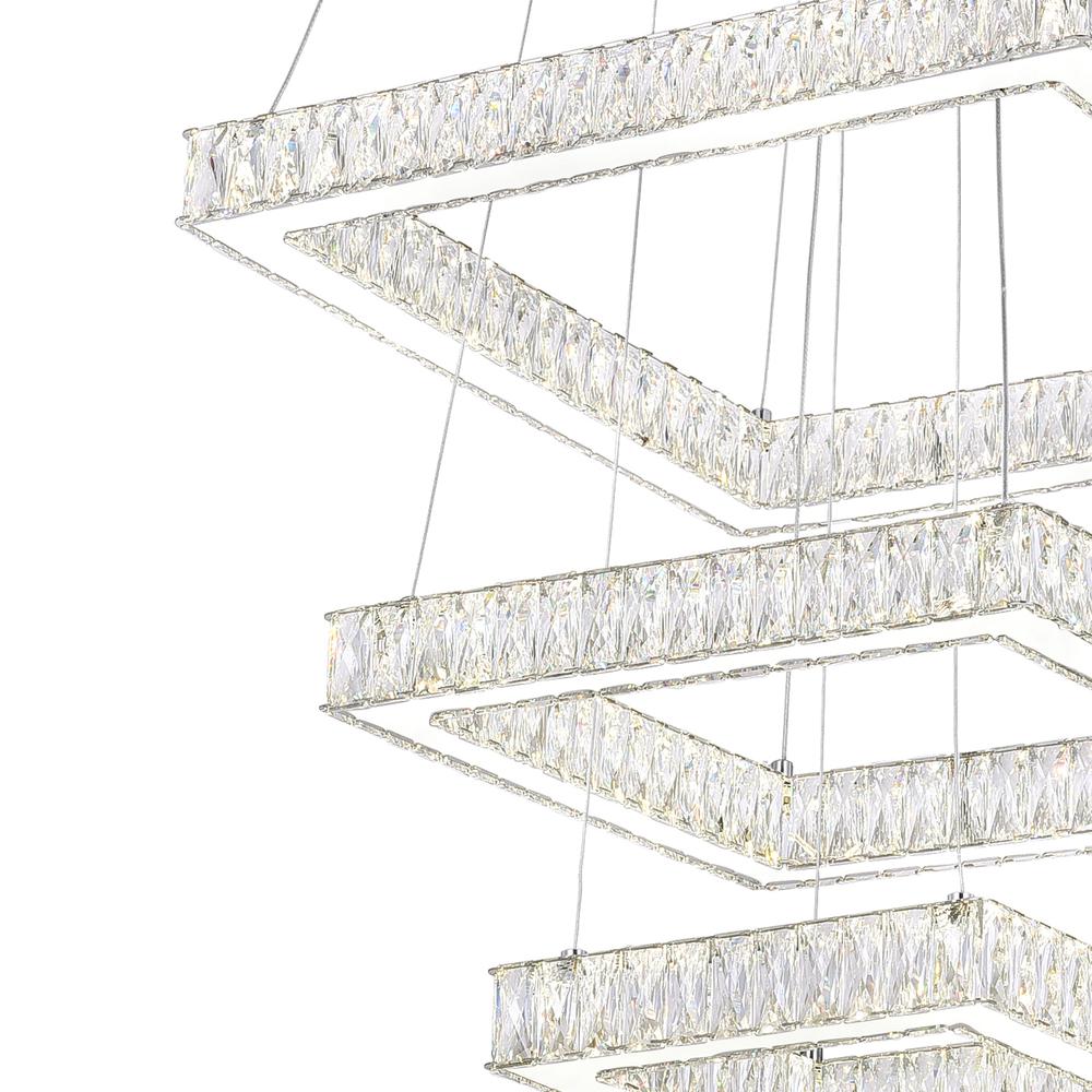 Florence LED Chandelier With Chrome Finish. Picture 3