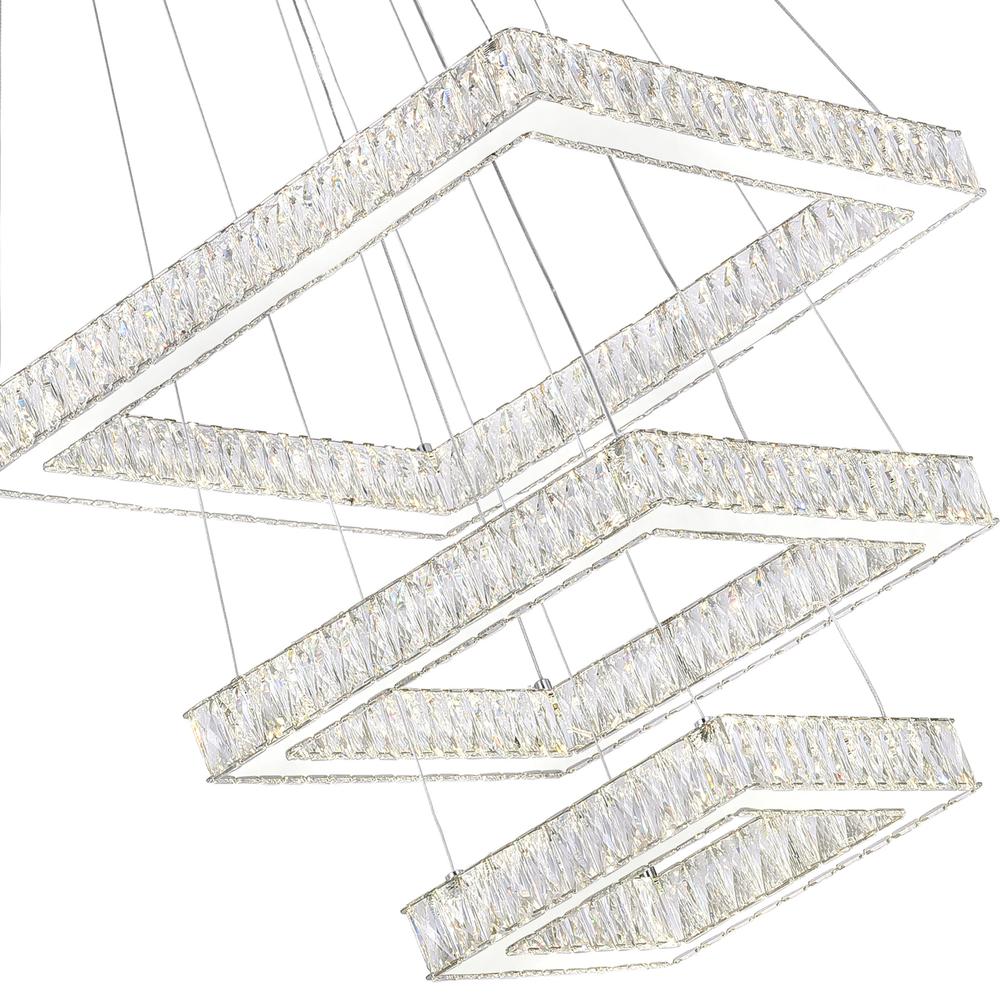 Florence LED Chandelier With Chrome Finish. Picture 4