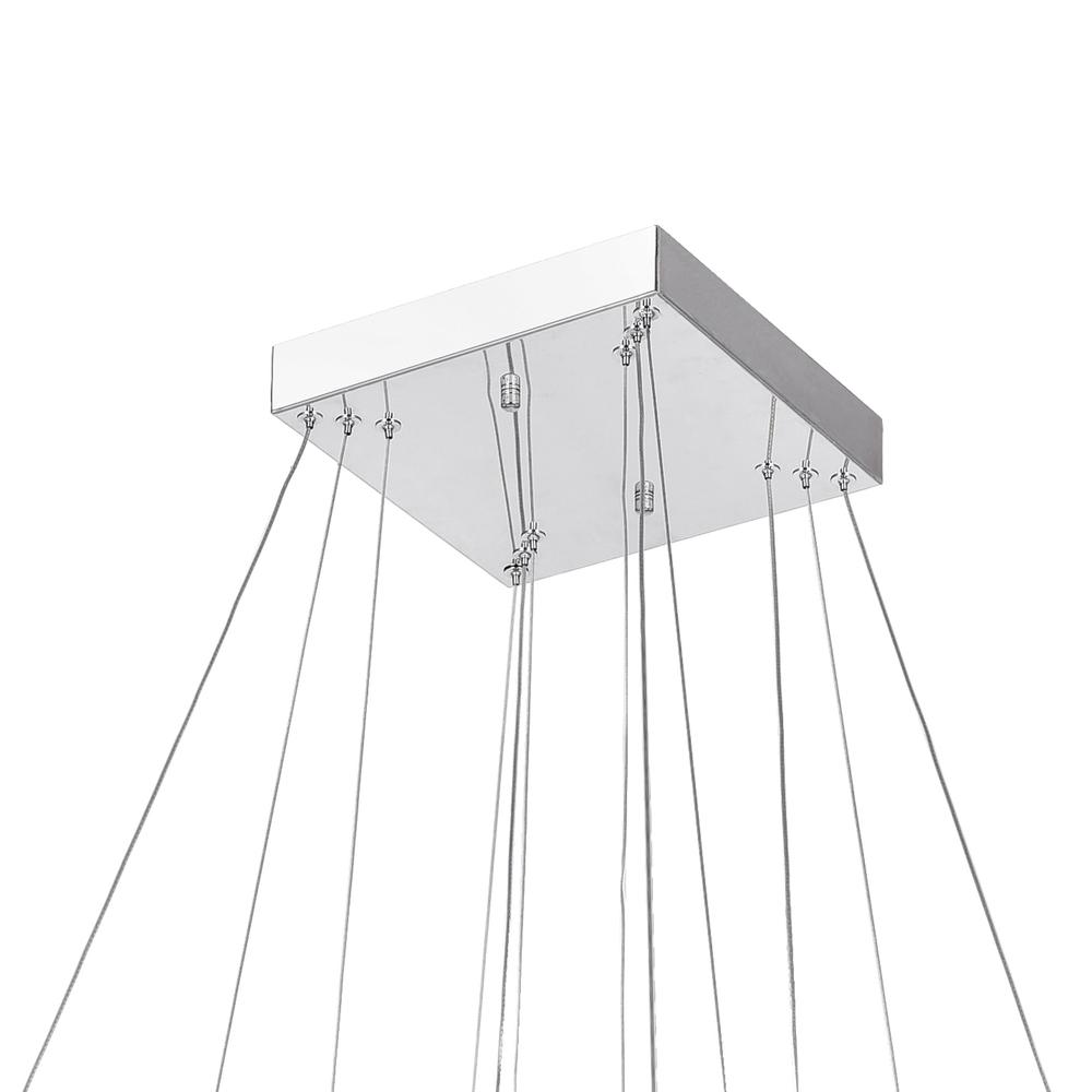 Florence LED Chandelier With Chrome Finish. Picture 5
