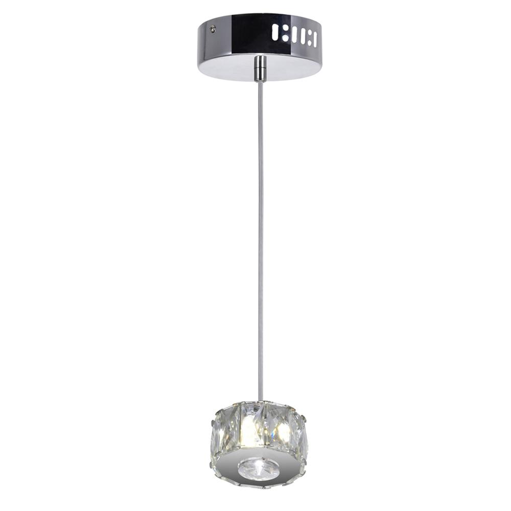 Milan LED Mini Pendant With Chrome Finish. Picture 4