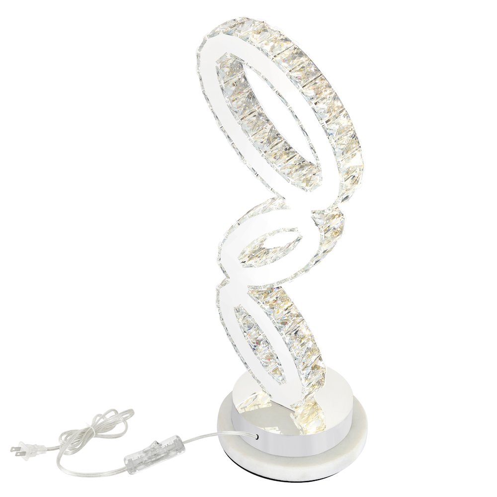 Balanced LED Table Lamp With Chrome Finish. Picture 3
