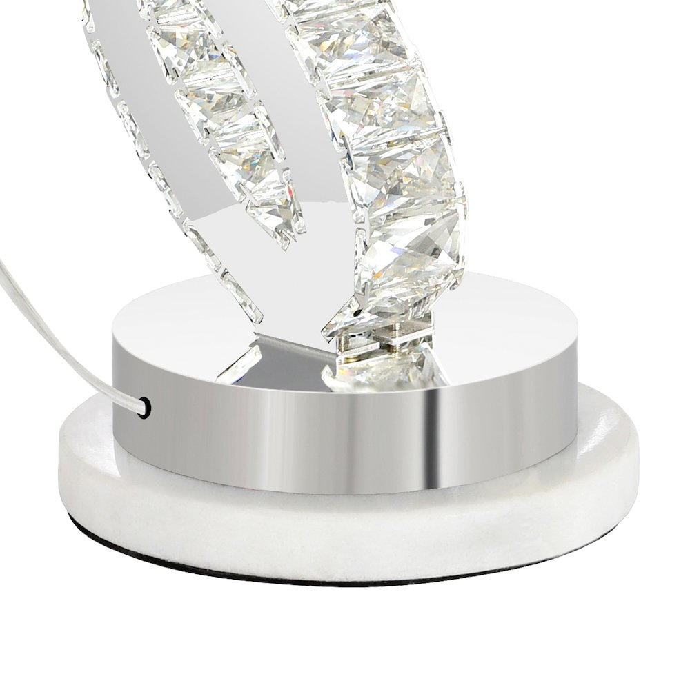 Balanced LED Table Lamp With Chrome Finish. Picture 5