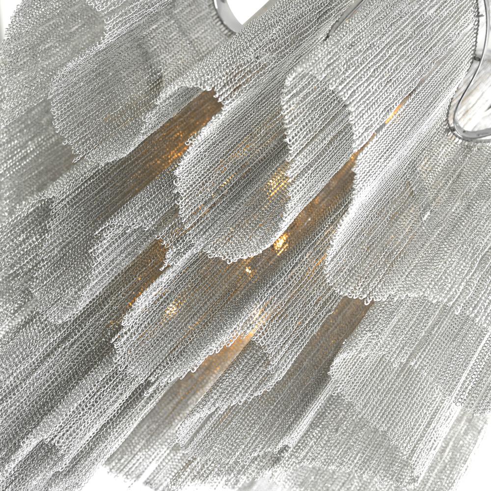 Daisy 16 Light Down Chandelier With Chrome Finish. Picture 5