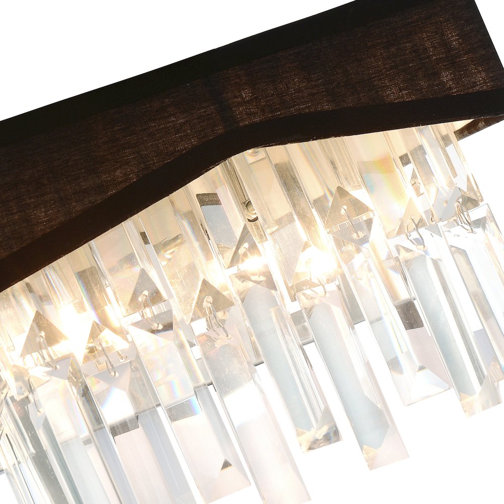 Havely 2 Light Wall Sconce With Chrome Finish. Picture 2