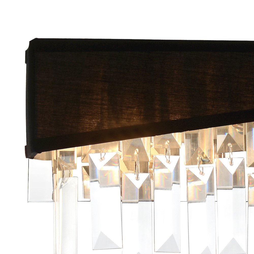 Havely 2 Light Wall Sconce With Chrome Finish. Picture 3