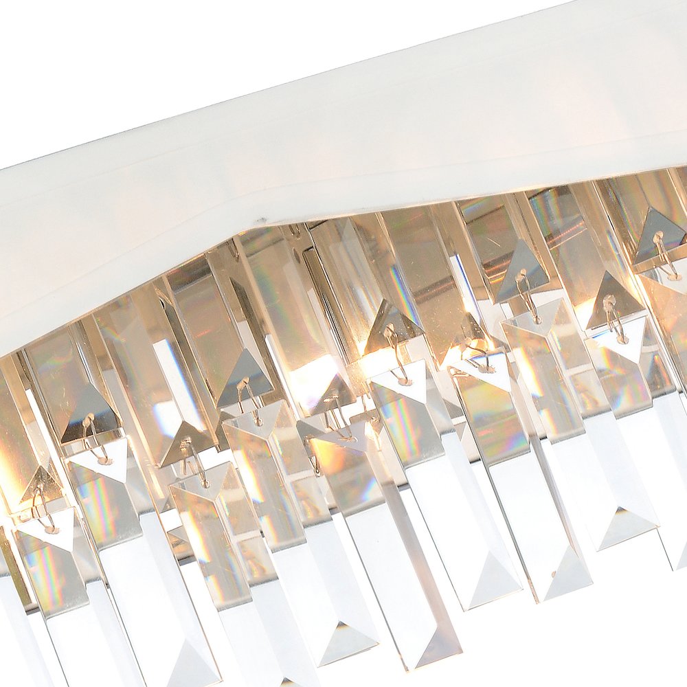 Havely 2 Light Wall Sconce With Chrome Finish. Picture 2