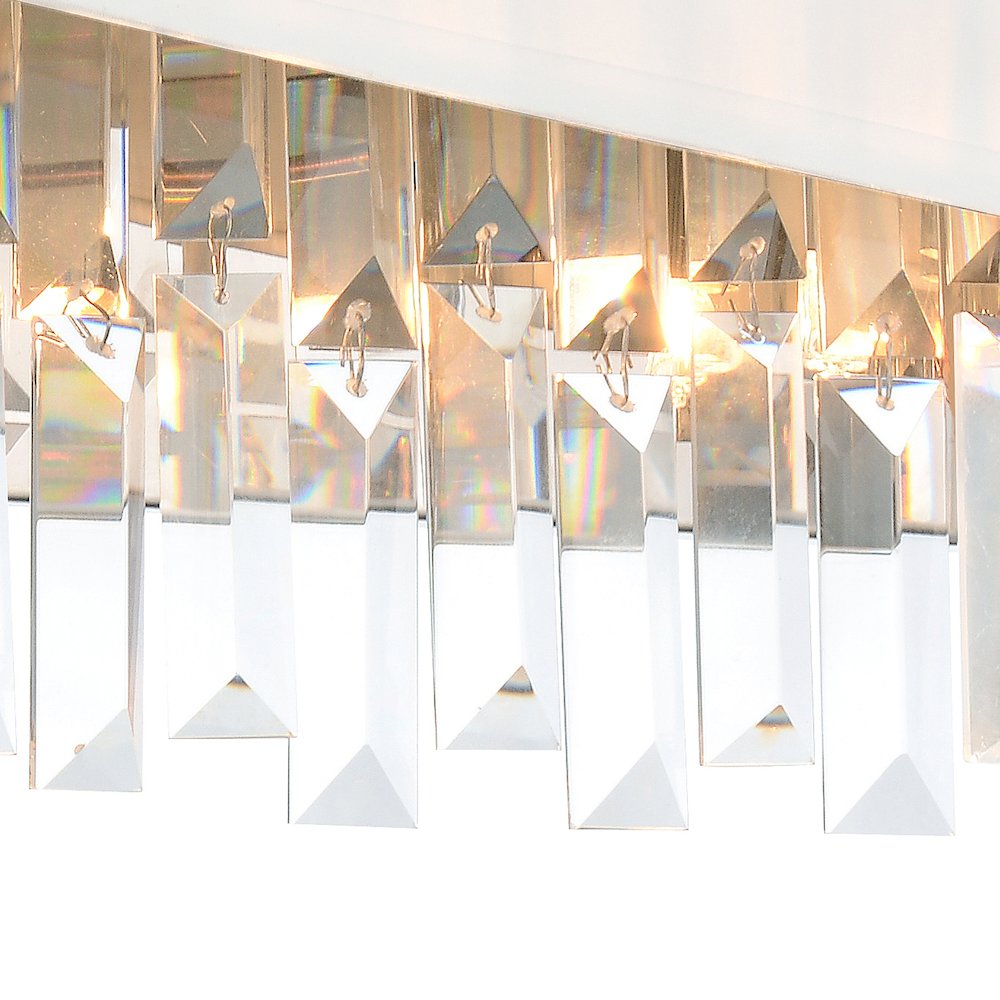 Havely 2 Light Wall Sconce With Chrome Finish. Picture 4
