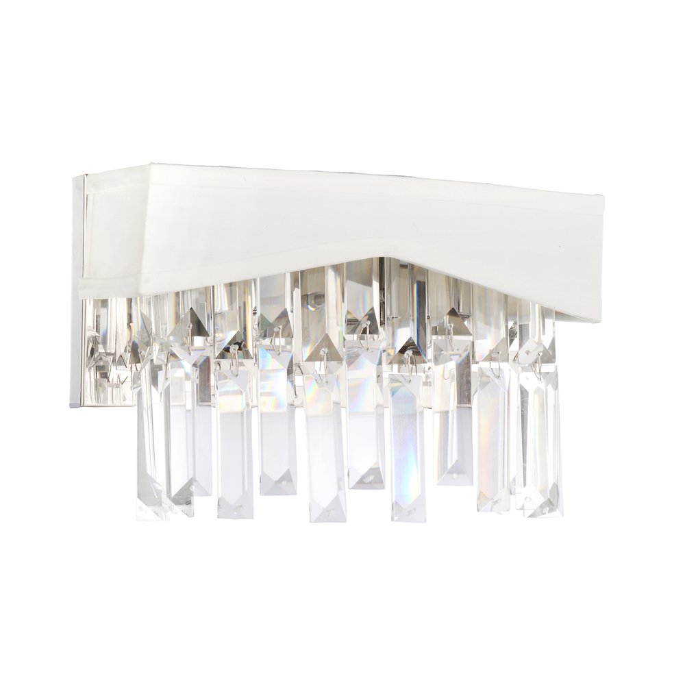 Havely 2 Light Wall Sconce With Chrome Finish. Picture 5