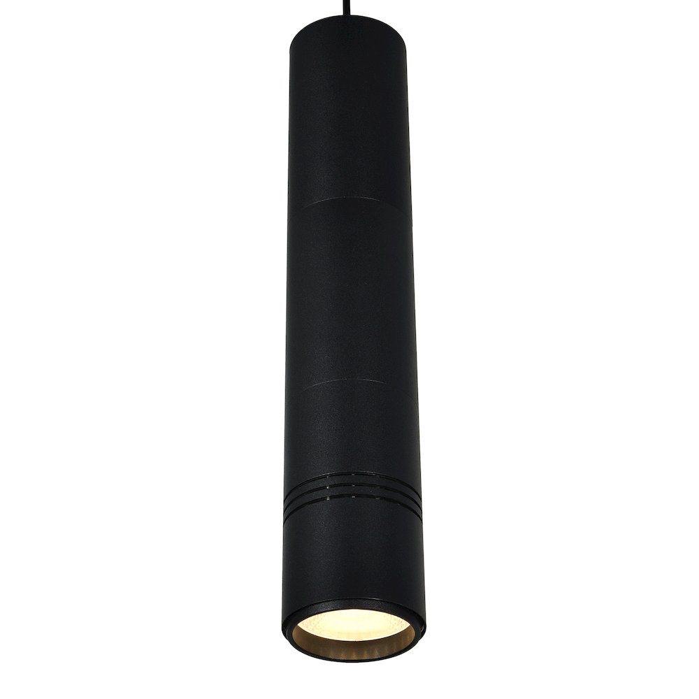 Stowe LED Down Mini Pendant With Black Finish. Picture 2
