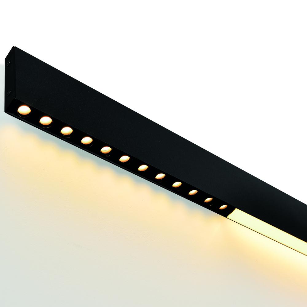 Bellagio 42 in LED Integrated Black Chandelier. Picture 6