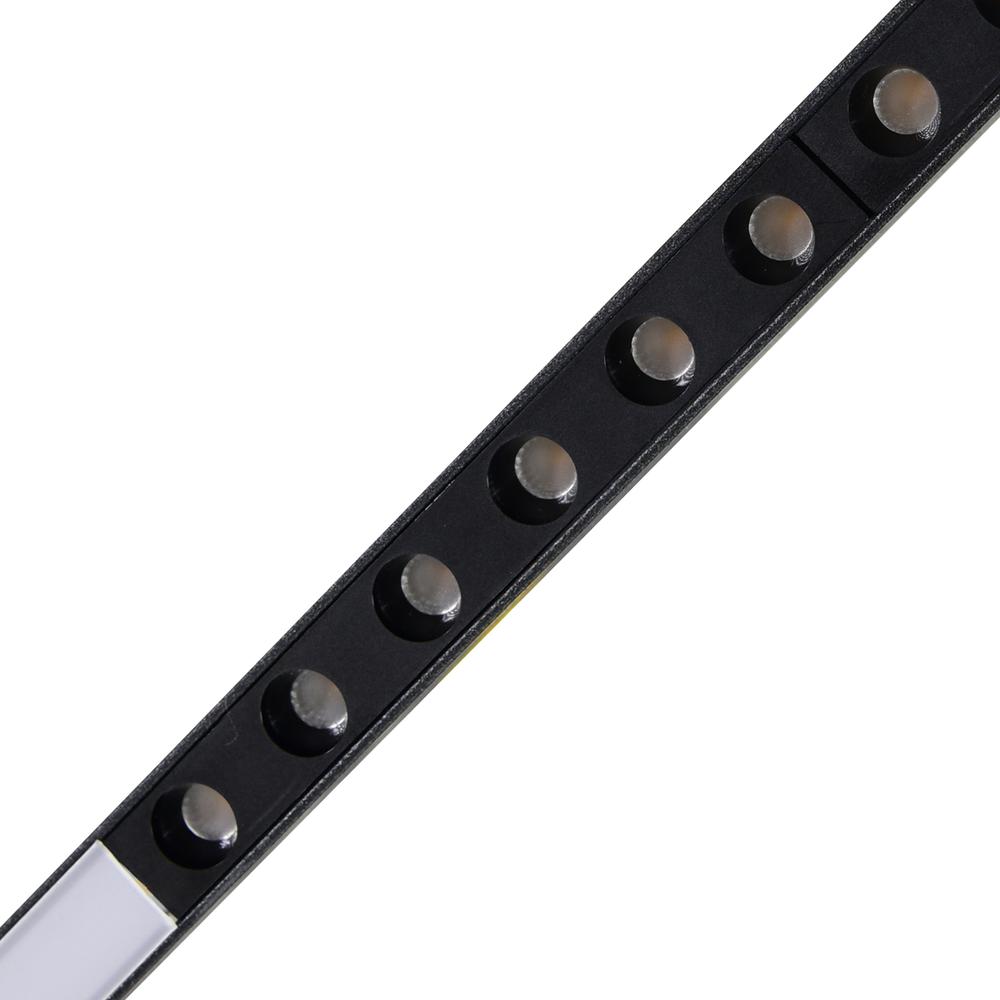 Bellagio 42 in LED Integrated Black Chandelier. Picture 4