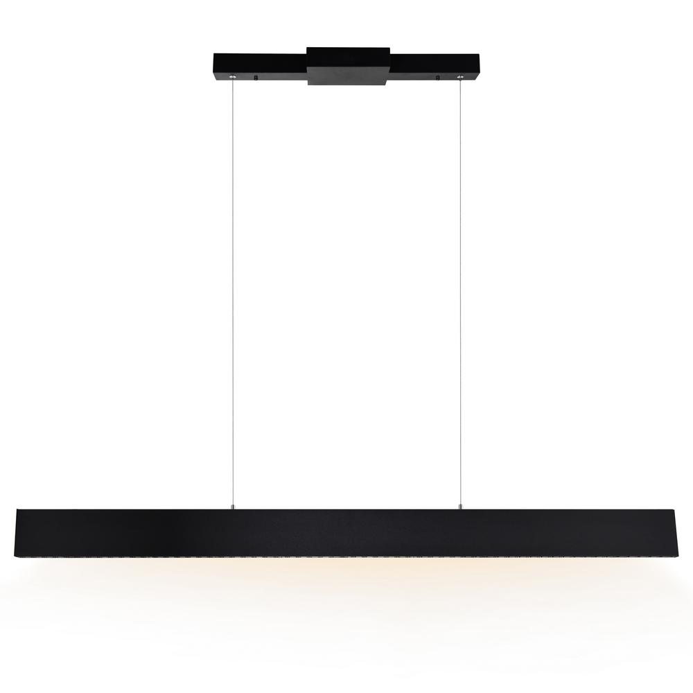 Bellagio 45 in LED Integrated Black Chandelier. Picture 3