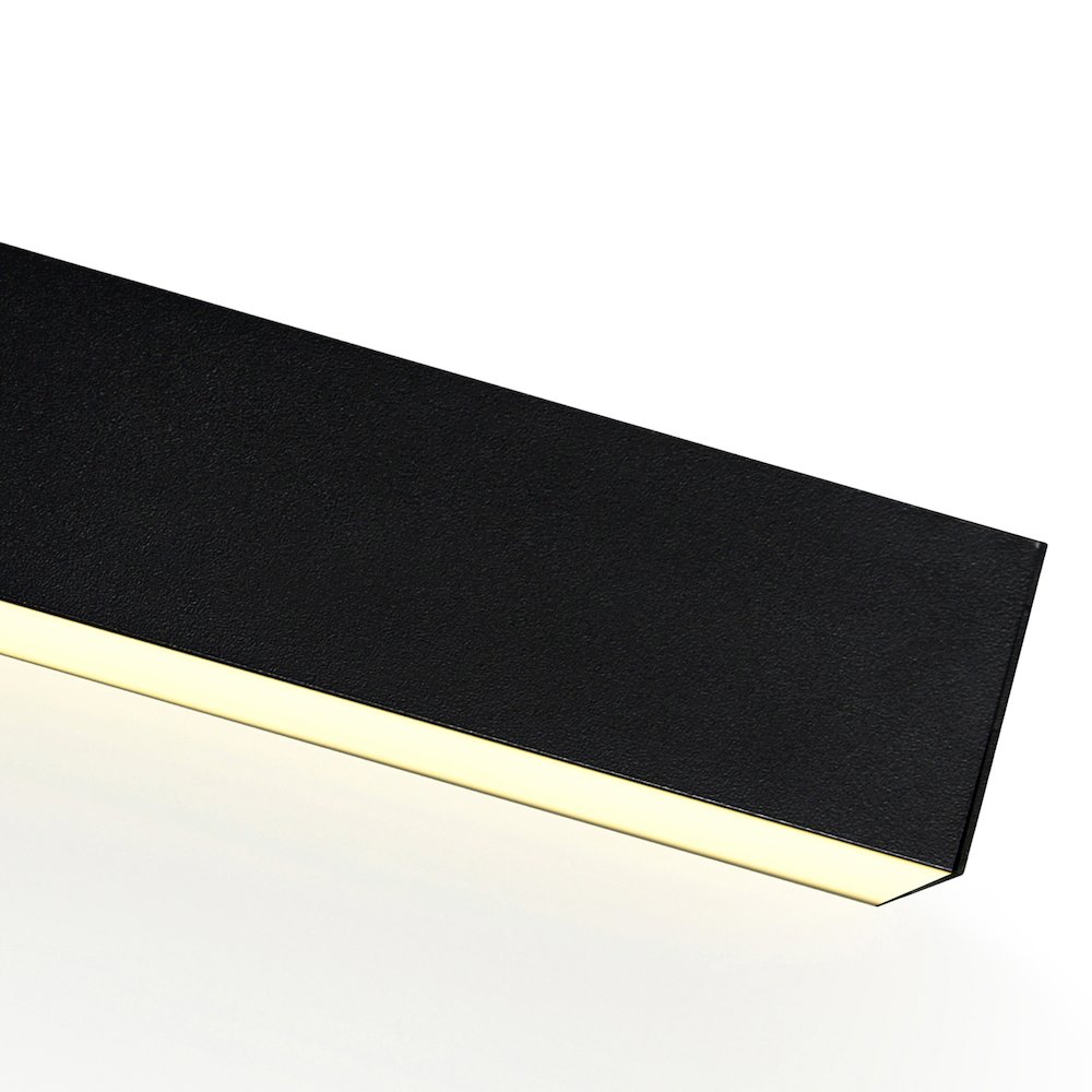 Krista LED Chandelier With Satin Black Finish. Picture 5