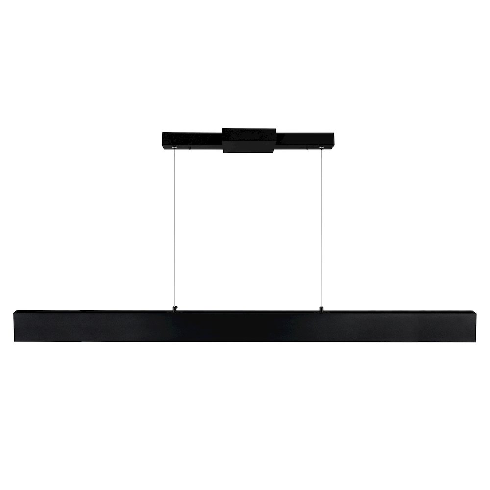 Krista LED Chandelier With Satin Black Finish. Picture 6