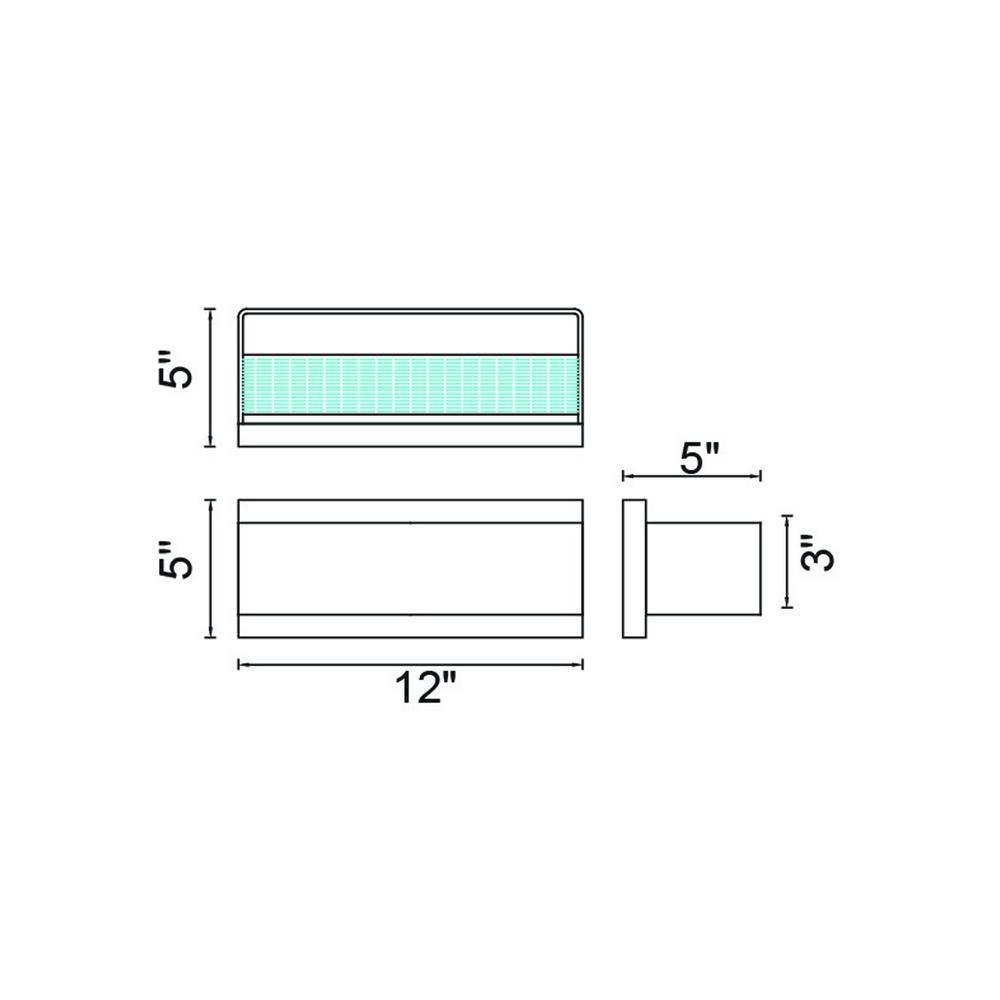 Lilliana LED Wall Sconce With White Finish. Picture 6