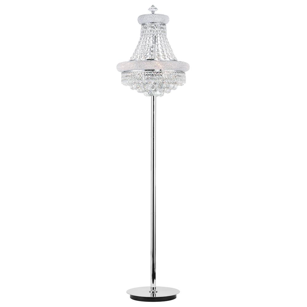 Empire 8 Light Floor Lamp With Chrome Finish. Picture 1