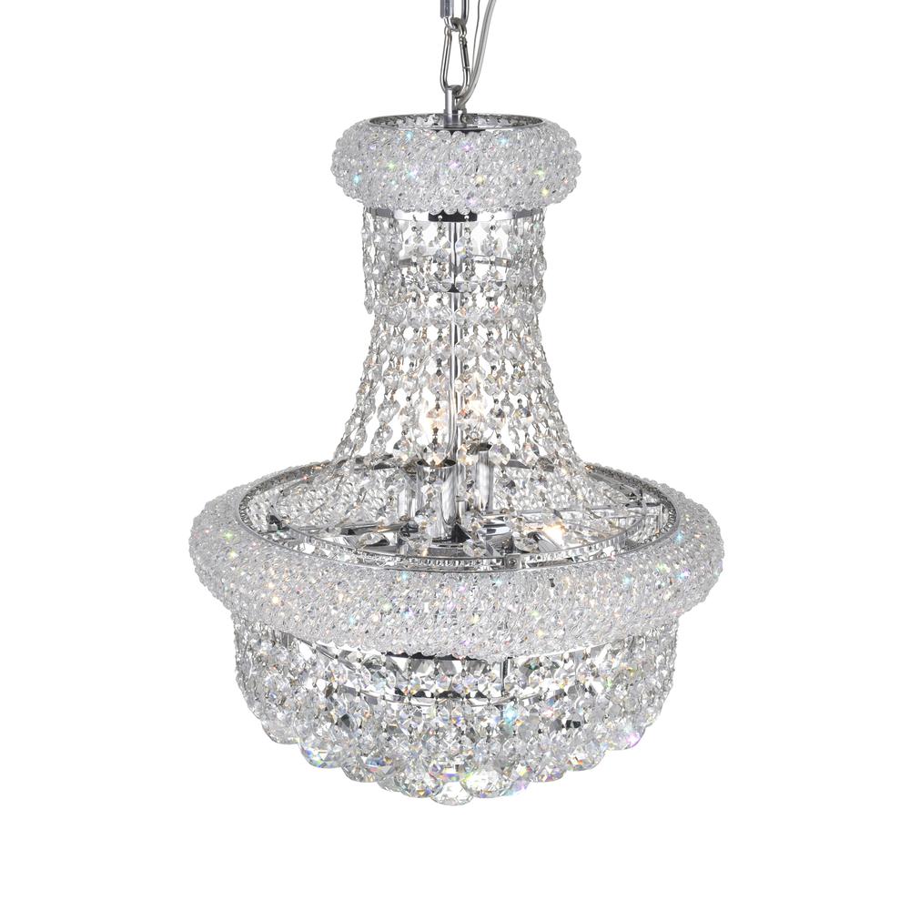 Empire 6 Light Chandelier With Chrome Finish. Picture 2