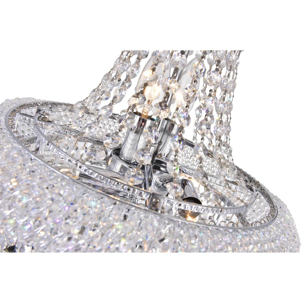 Empire 6 Light Chandelier With Chrome Finish. Picture 6