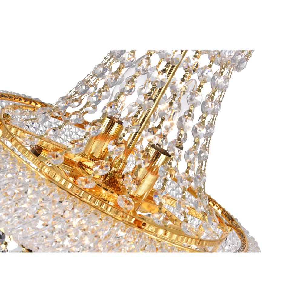 Empire 6 Light Chandelier With Gold Finish. Picture 4