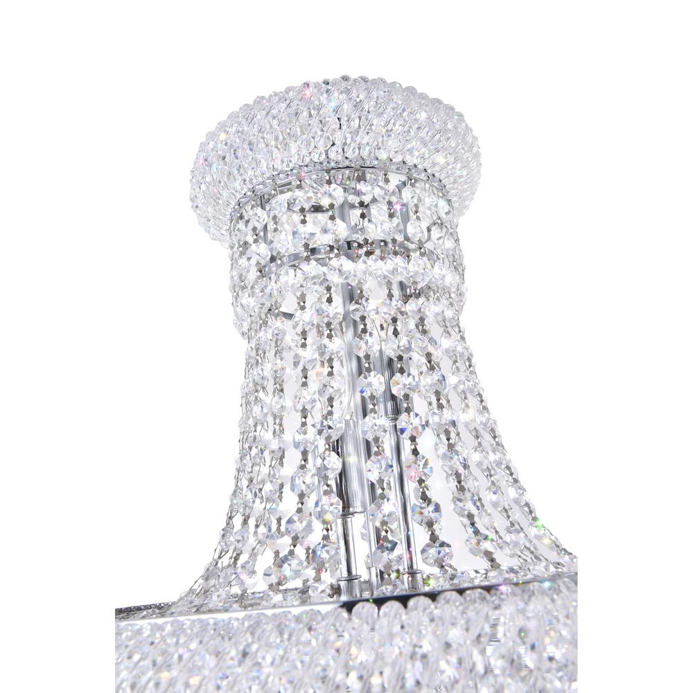 Empire 8 Light Down Chandelier With Chrome Finish. Picture 2