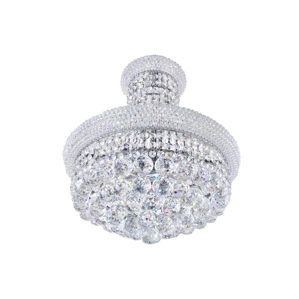 Empire 8 Light Down Chandelier With Chrome Finish. Picture 5