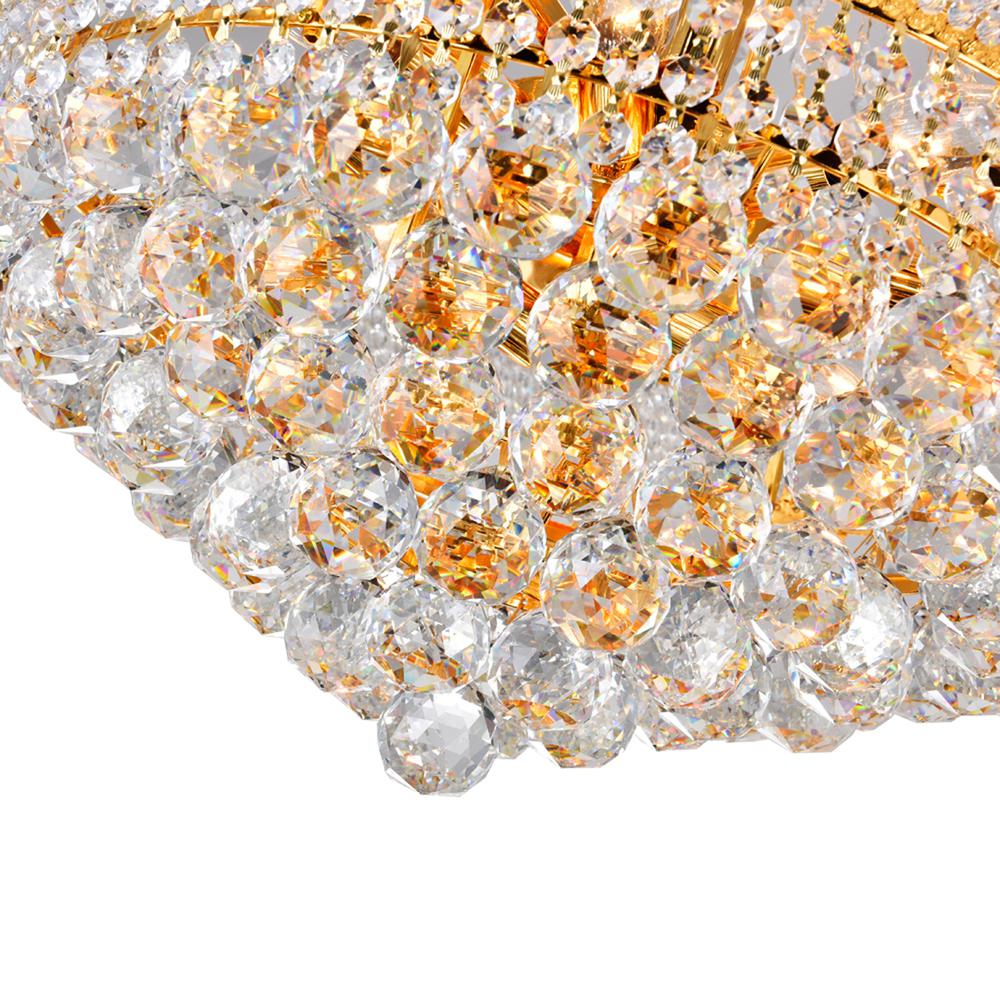 Empire 14 Light Down Chandelier With Gold Finish. Picture 6