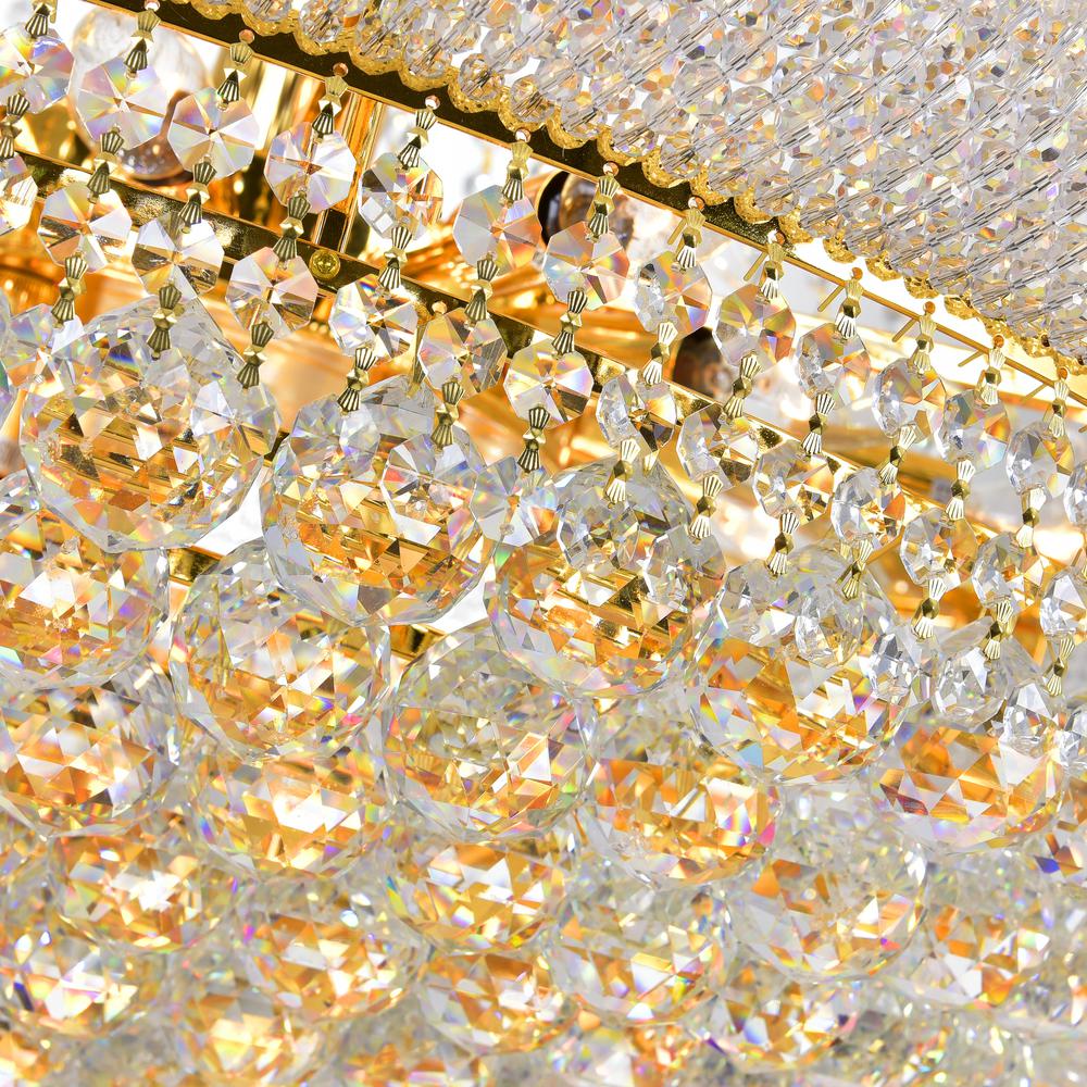 Empire 32 Light Down Chandelier With Gold Finish. Picture 5