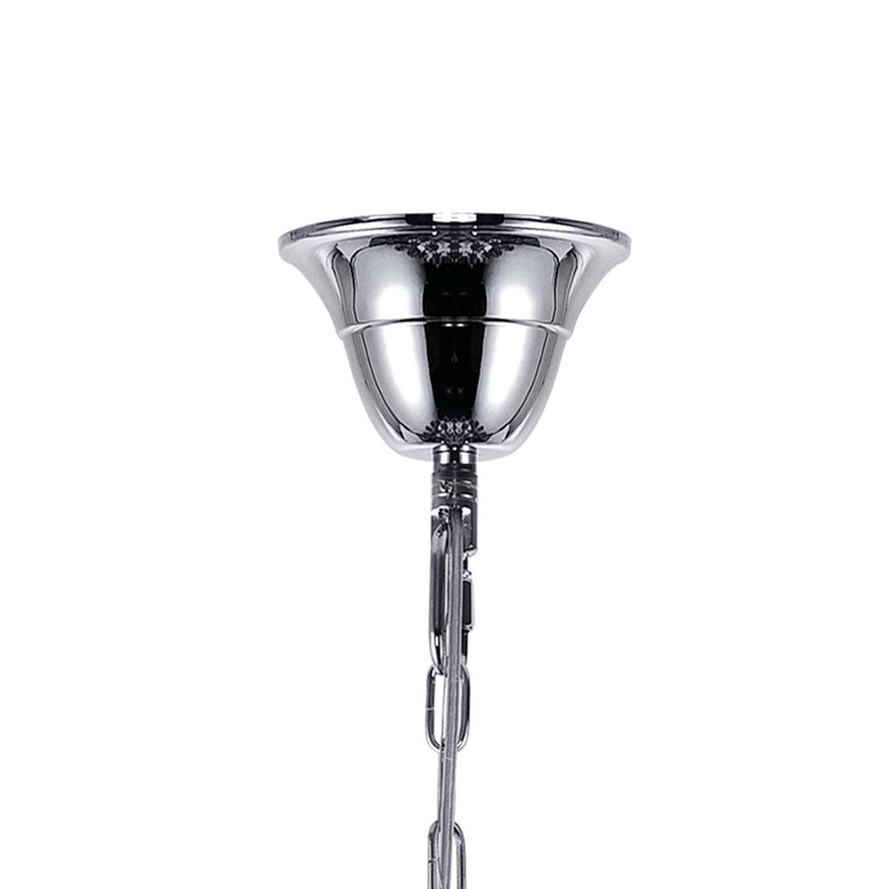 Empire 34 Light Down Chandelier With Chrome Finish. Picture 4
