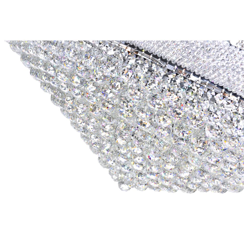 Empire 38 Light Down Chandelier With Chrome Finish. Picture 6
