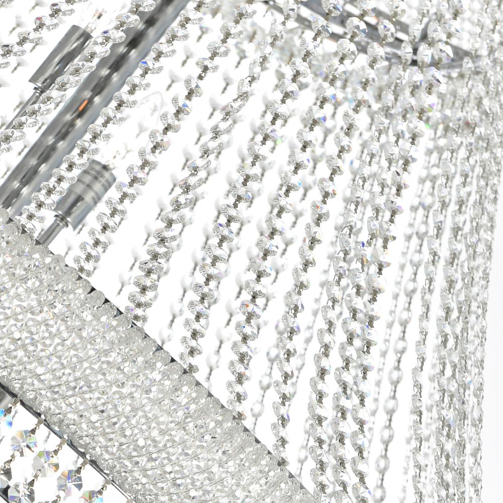 Empire 42 Light Down Chandelier With Chrome Finish. Picture 5
