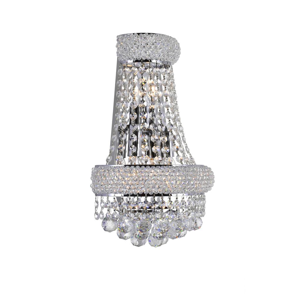 Empire 3 Light Wall Sconce With Chrome Finish. Picture 1