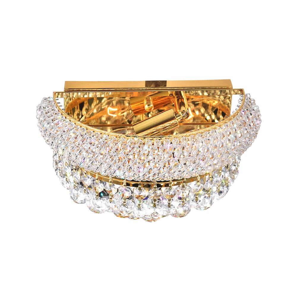 Empire 2 Light Wall Sconce With Gold Finish. Picture 2