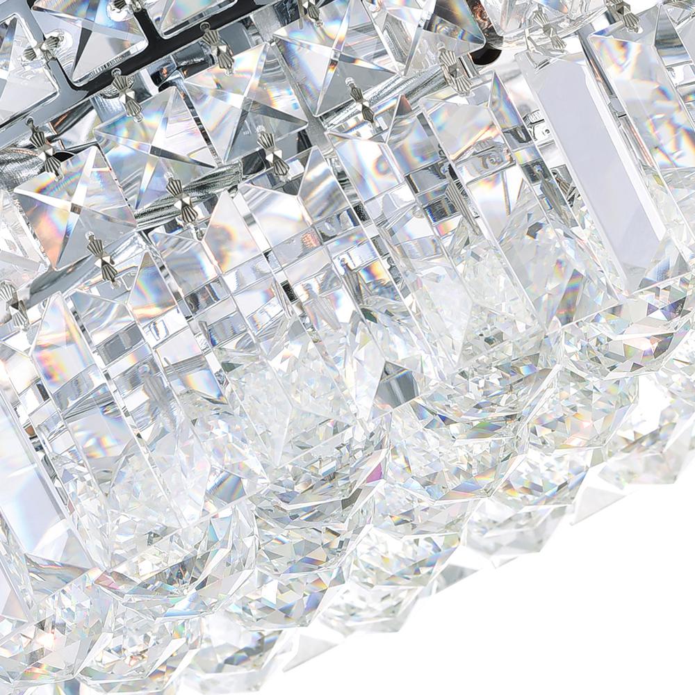 Colosseum 5 Light Flush Mount With Chrome Finish. Picture 2
