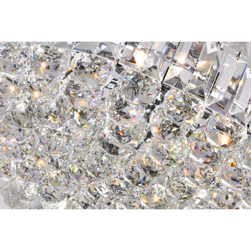 Colosseum 8 Light Down Chandelier With Chrome Finish. Picture 3