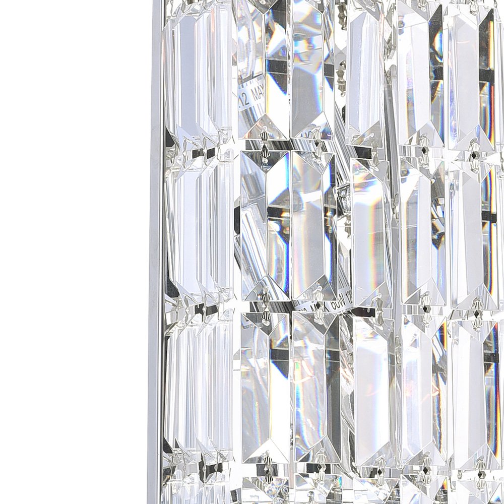 Colosseum 2 Light Bathroom Sconce With Chrome Finish. Picture 5