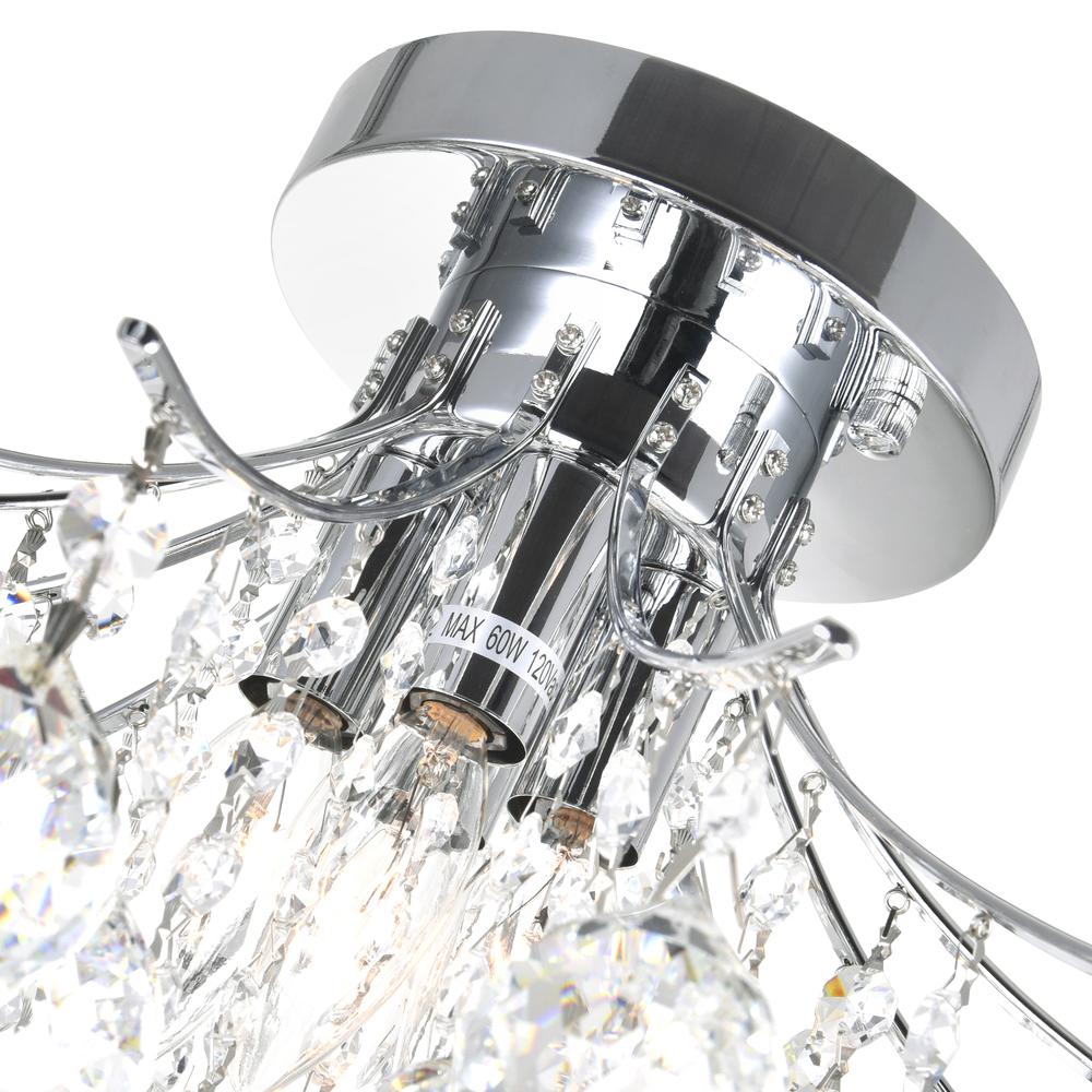 Princess 4 Light Flush Mount With Chrome Finish. Picture 4