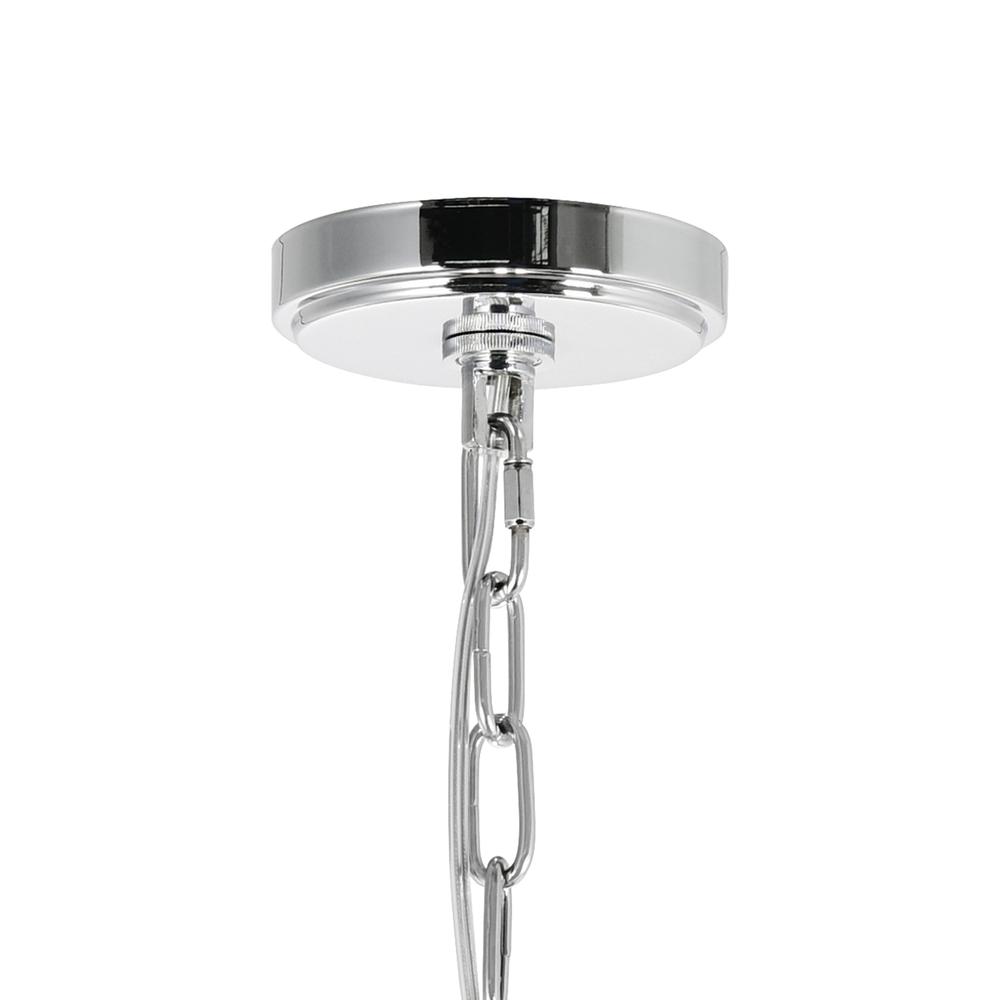 Princess 3 Light Mini Chandelier With Chrome Finish. Picture 4