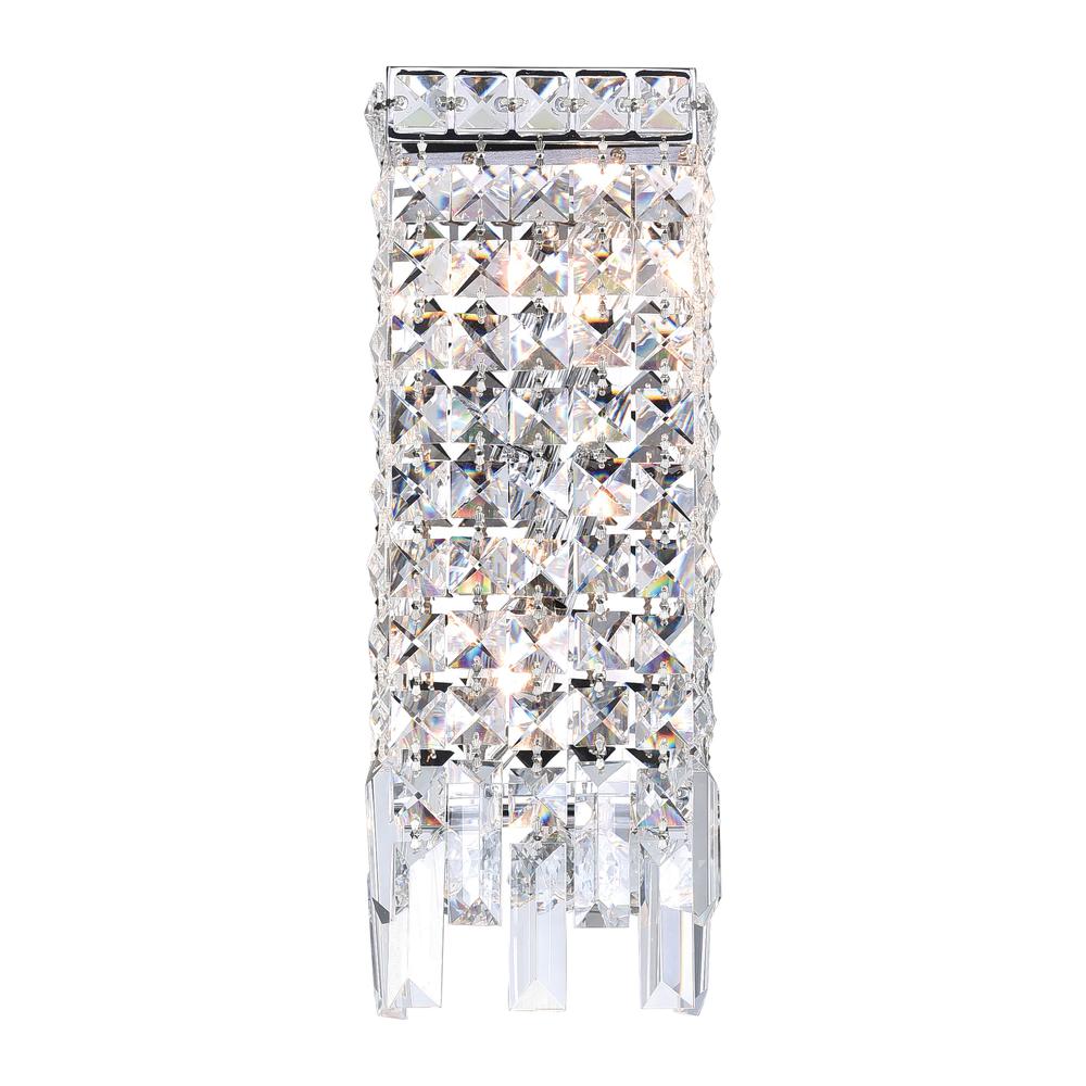 Colosseum 2 Light Wall Sconce With Chrome Finish. Picture 1