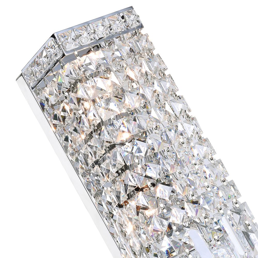 Colosseum 2 Light Wall Sconce With Chrome Finish. Picture 5