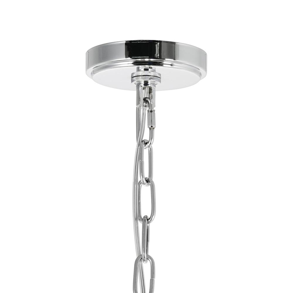 Maria Theresa 13 Light Up Chandelier With Chrome Finish. Picture 6