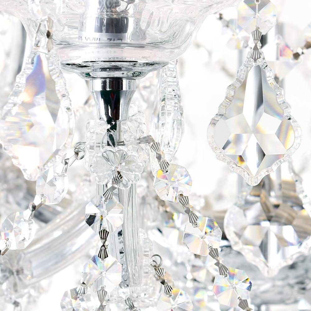 Maria Theresa 33 Light Up Chandelier With Chrome Finish. Picture 3