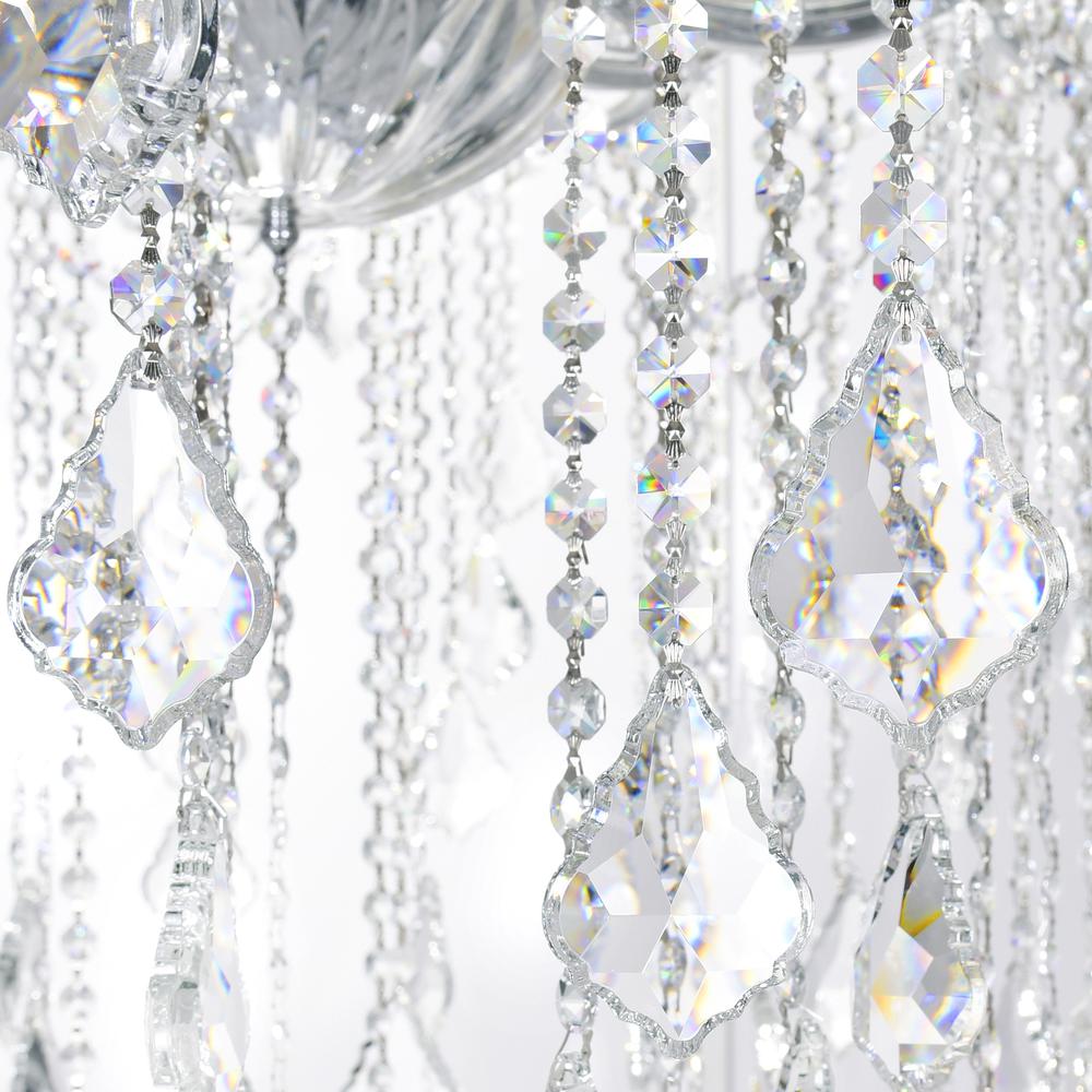 Maria Theresa 84 Light Up Chandelier With Chrome Finish. Picture 3