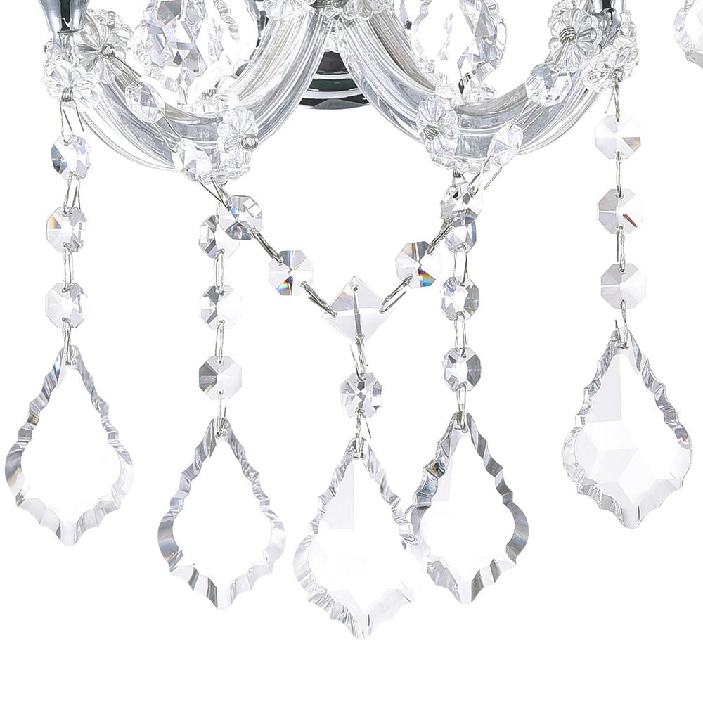 Maria Theresa 2 Light Wall Sconce With Chrome Finish. Picture 4