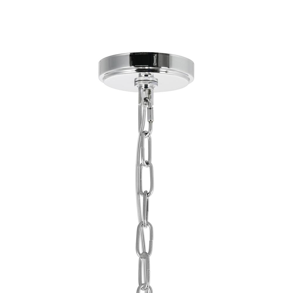 Amanda 11 Light Down Chandelier With Chrome Finish. Picture 3