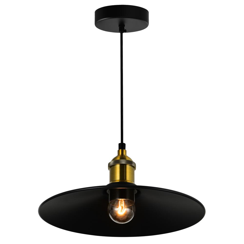 Brave 1 Light Black Mini Pendant. Picture 3